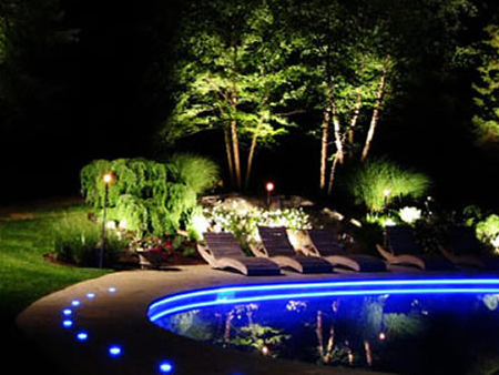 Outdoor Swimming Pool Lighting Vacaville, CA